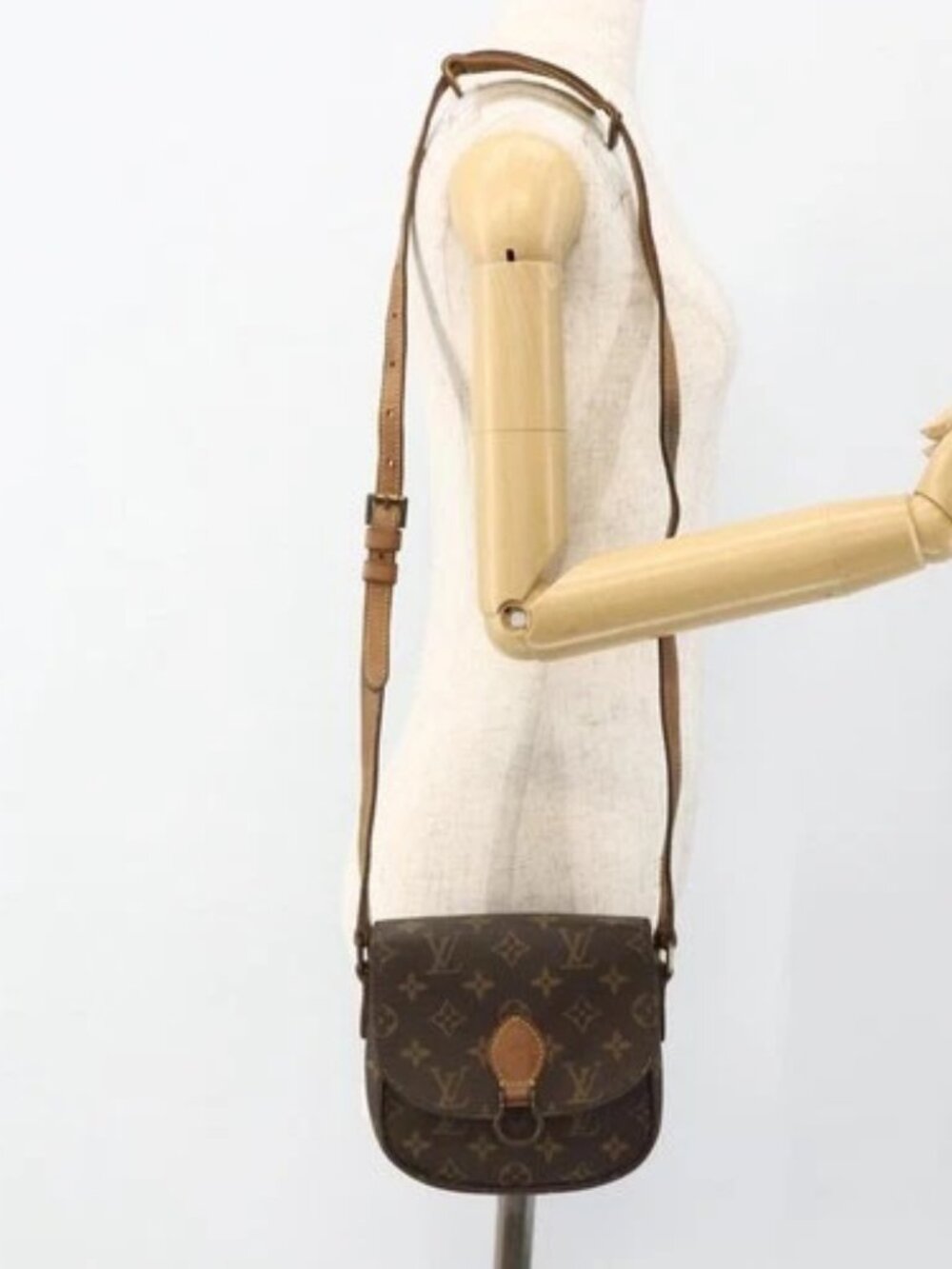 LOUIS VUITTON Monogram Saint Cloud PM Shoulder Bag M51244 LV Auth LNZ568 - Picture 14 of 16